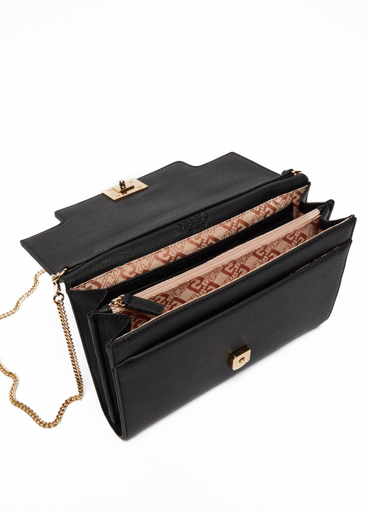 Pochette &eacute;cocon&ccedil;ue noir Liu Jo - large image number 3