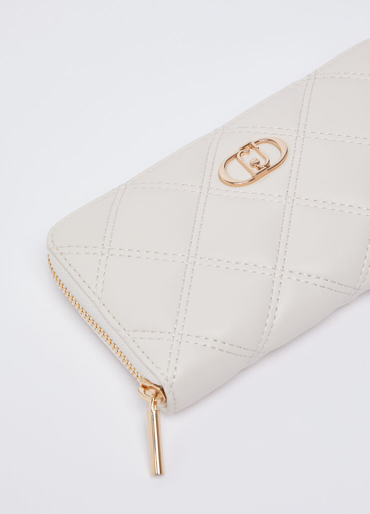 Large quilted purse cream Liu Jo - medium