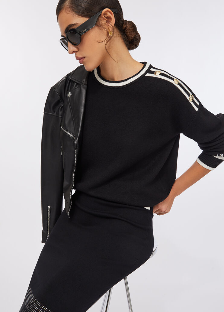 Liu Jo Better top black Liu Jo - large image number 2