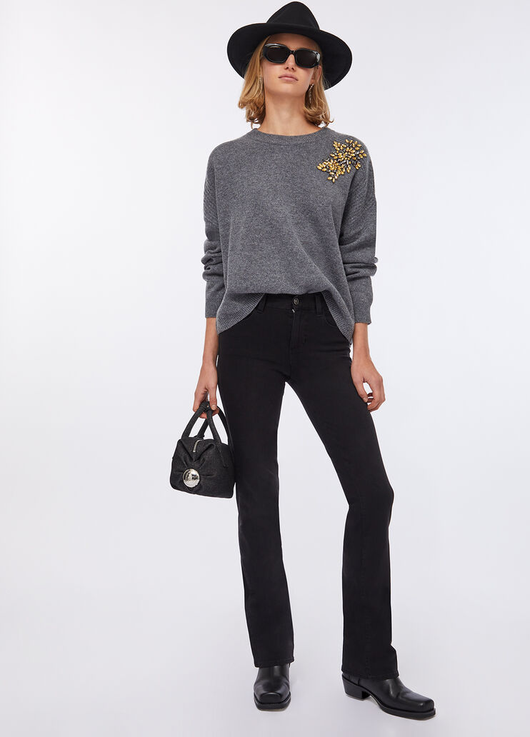 Amazing Fit bootcut jeans black denim Liu Jo - large image number 4