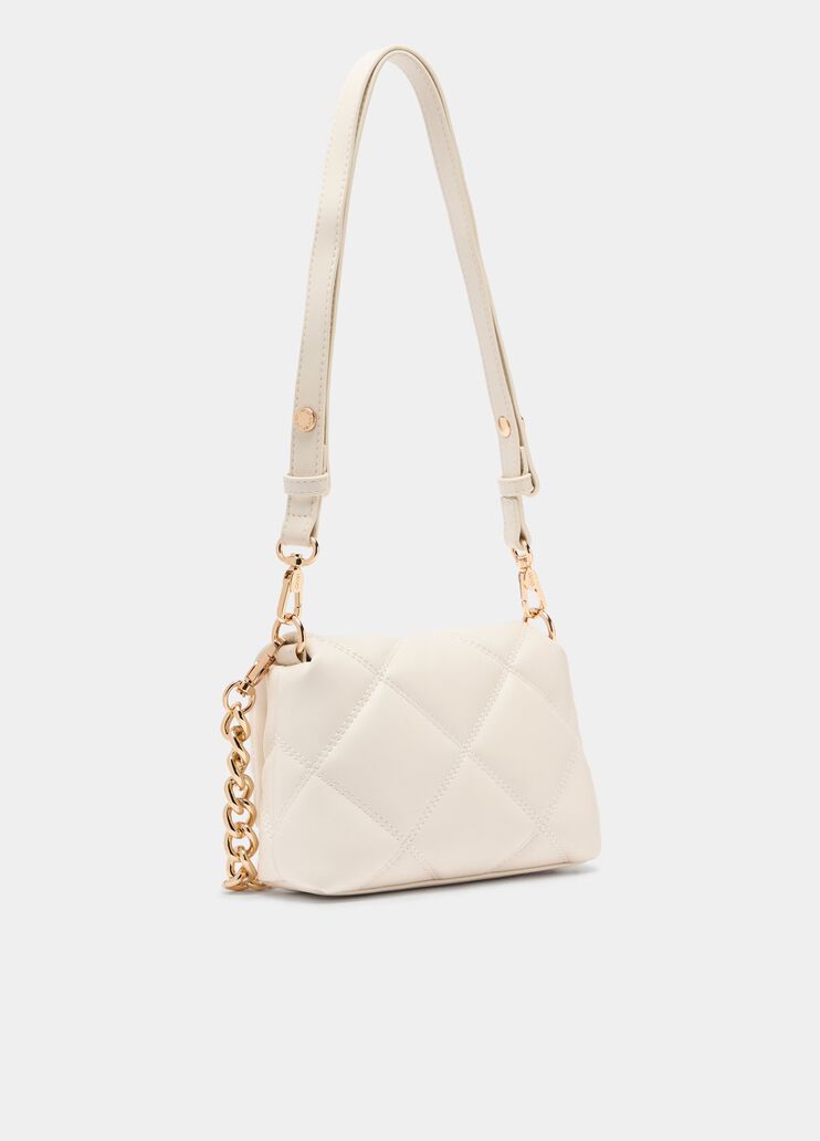 Sac LaPuffy petit modèle matelassé crème Liu Jo - large image number 2