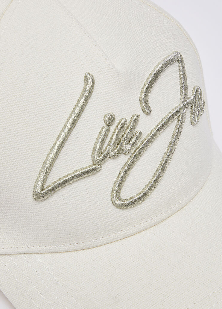 Baseball cap with logo cream Liu Jo - medium