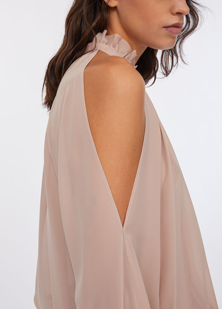 Блузка из жоржета светло-розовый Liu Jo - large image number 4