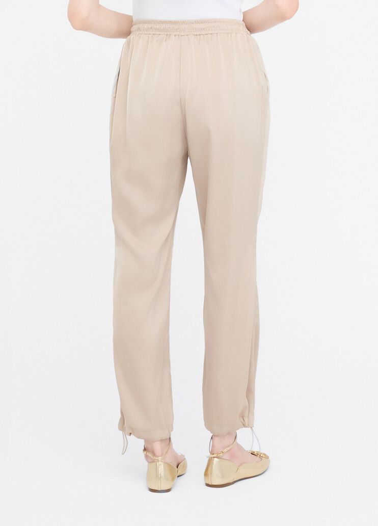 Satin trousers champagne Liu Jo - large image number 1 Satin trousers champagne Liu Jo - large image number 1