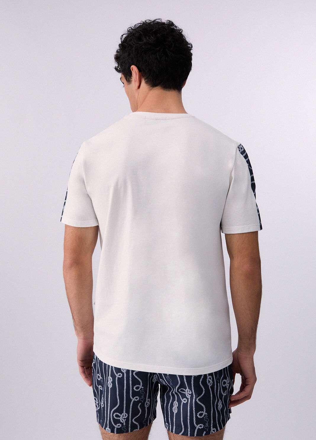 T-shirt with printed insert blue Liu Jo - large image number 1