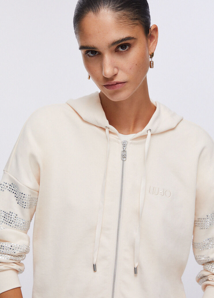 Zip-up hoody champagne Liu Jo - large image number 4