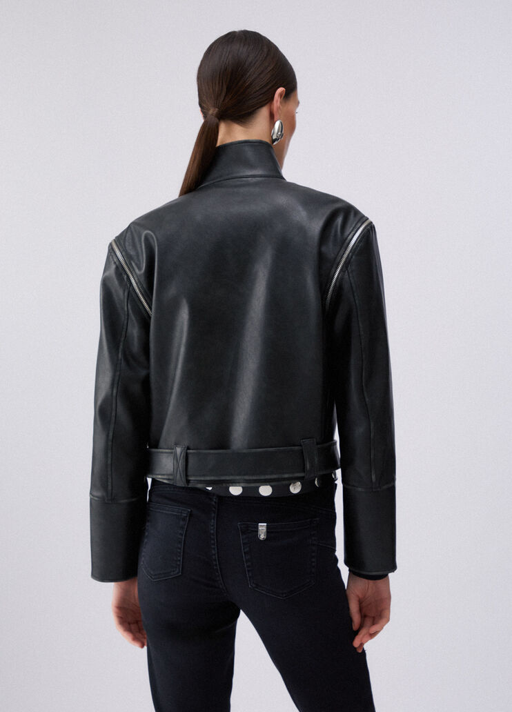 Jacket with detachable sleeves black Liu Jo - large image number 1