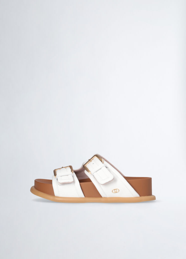 Sandals with bold straps white Liu Jo - large image number 4  Sandals with bold straps white Liu Jo - large image number 4