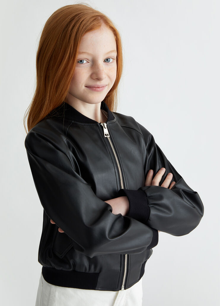 Bomber jacket with zip black Liu Jo - medium Bomber jacket with zip black Liu Jo - medium