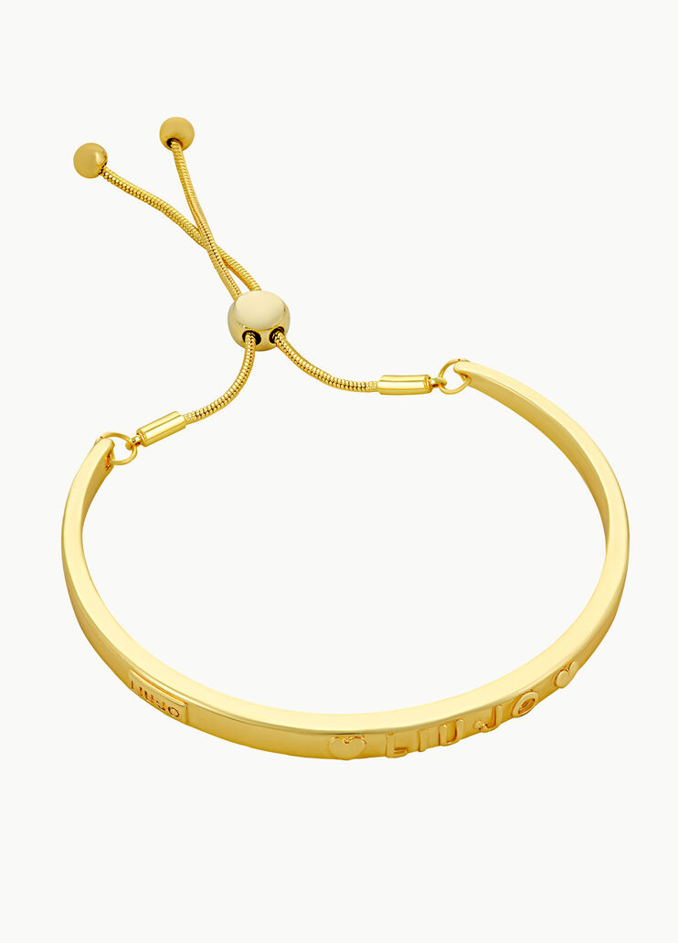 Stiff bracelet with logo Steel Liu Jo - large image number 0 Stiff bracelet with logo Steel Liu Jo - large image number 0