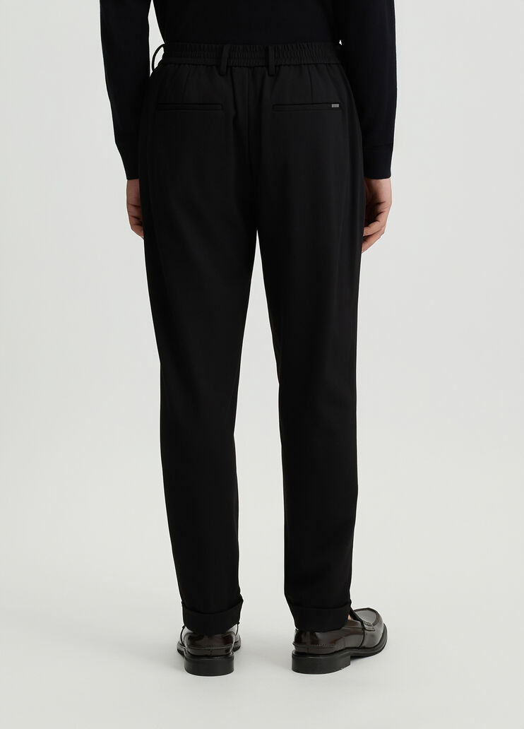 Black trousers with darts black Liu Jo - large image number 1 Black trousers with darts black Liu Jo - large image number 1