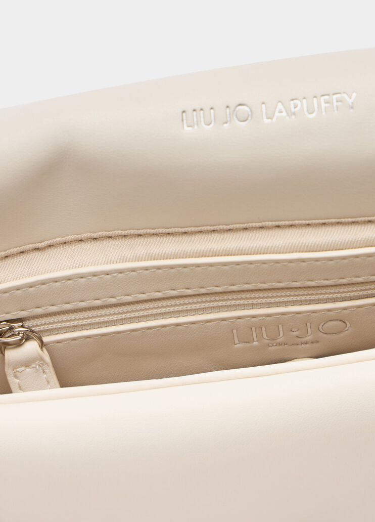 Medium LaPuffy bag with beads cream Liu Jo - large image number 5