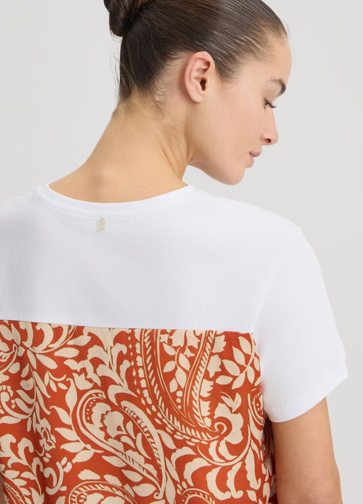 T-shirt with print white/terracotta Liu Jo - large image number 4 T-shirt with print white/terracotta Liu Jo - large image number 4