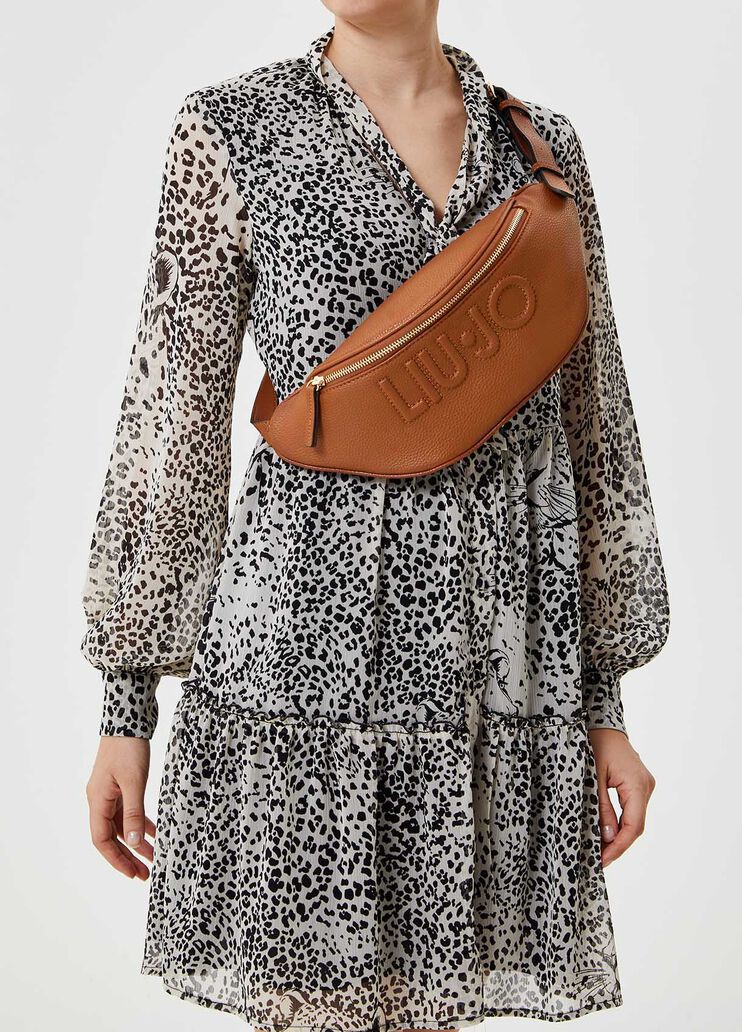 Pouch bag with logo Brown Liu Jo - large image number 4 Pouch bag with logo Brown Liu Jo - large image number 4