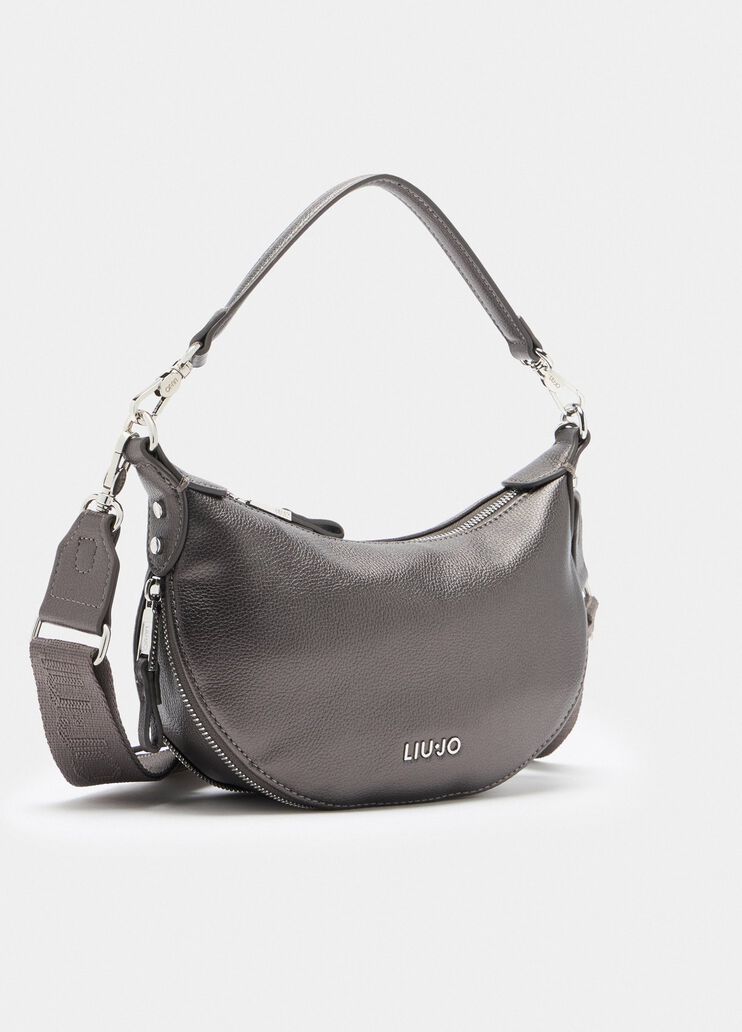 Sac hobo petit format anthracite Liu Jo - large image number 2