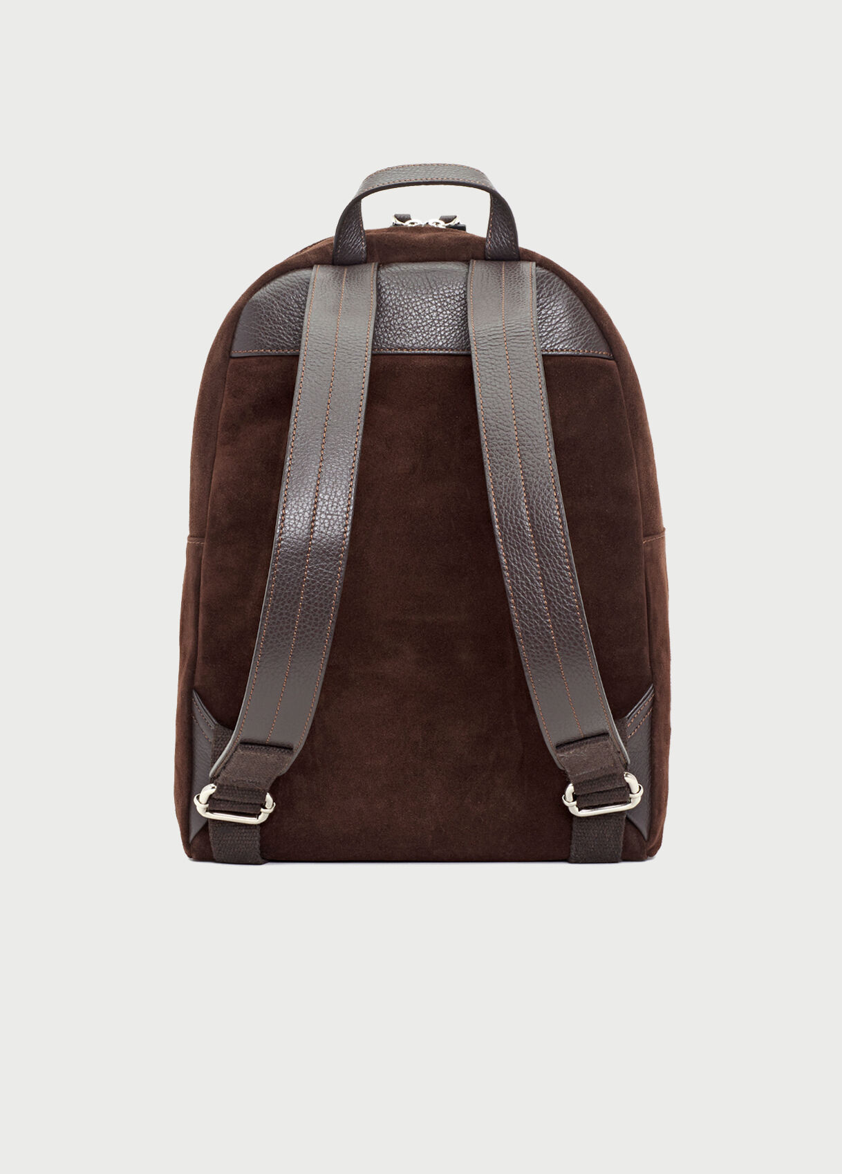 suede bookbag