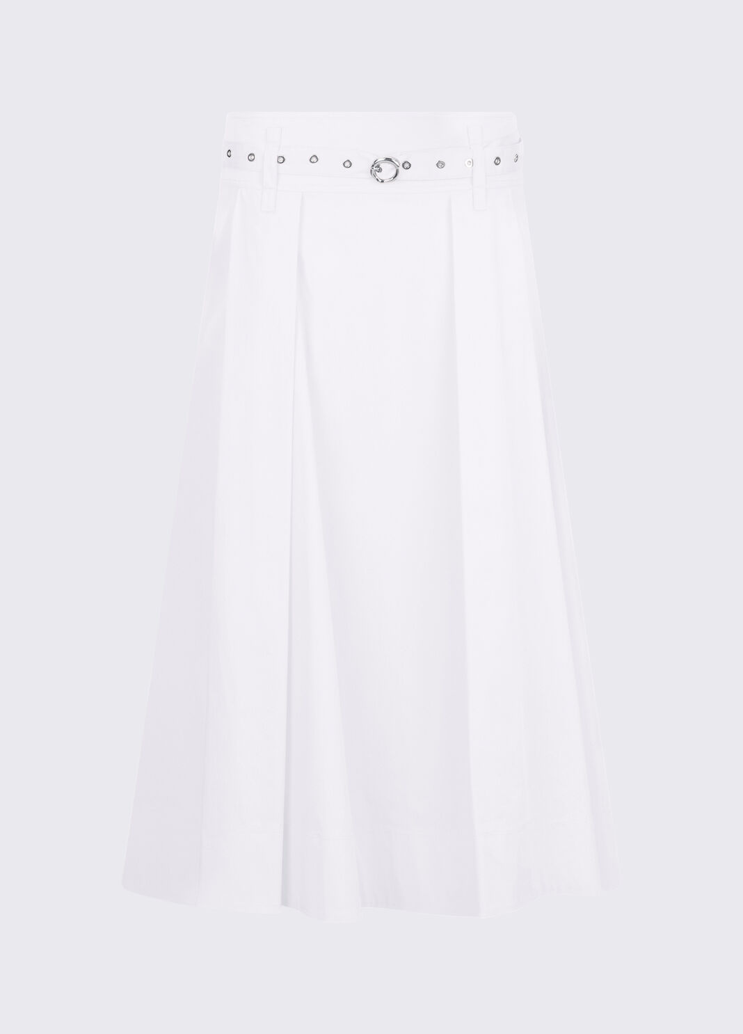 Poplin midi skirt white Liu Jo - large image number 6