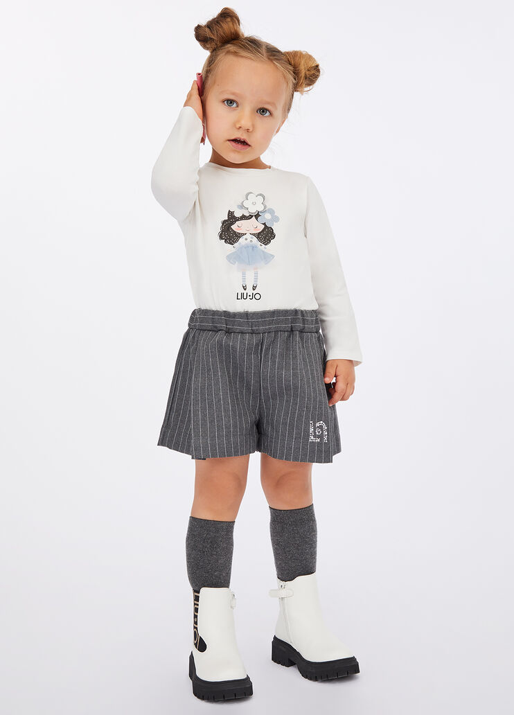 Pinstripe shorts grey pinstripe Liu Jo - medium