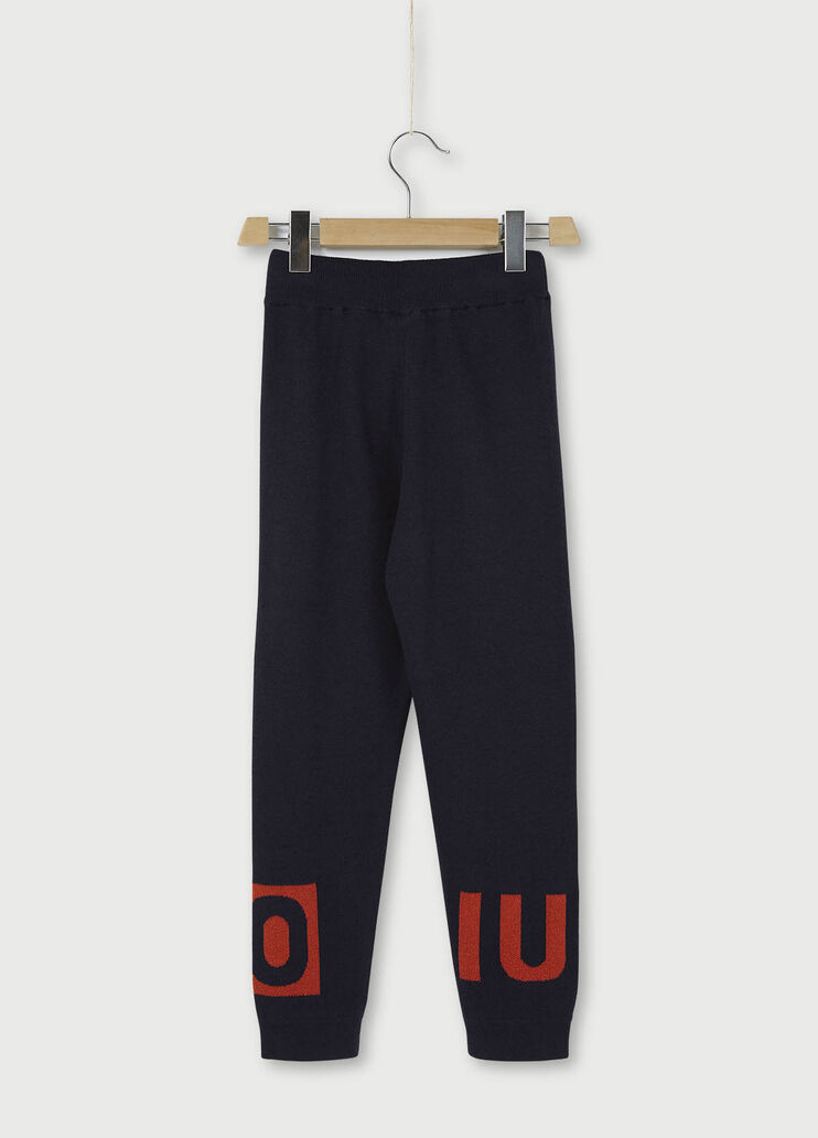 Jacquard trousers Blue Liu Jo - large image number 1