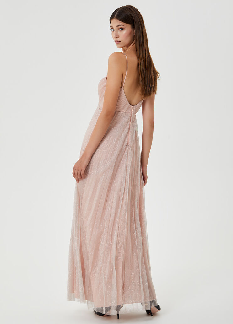 Long tulle dress Pink Liu Jo - large image number 1 Long tulle dress Pink Liu Jo - large image number 1