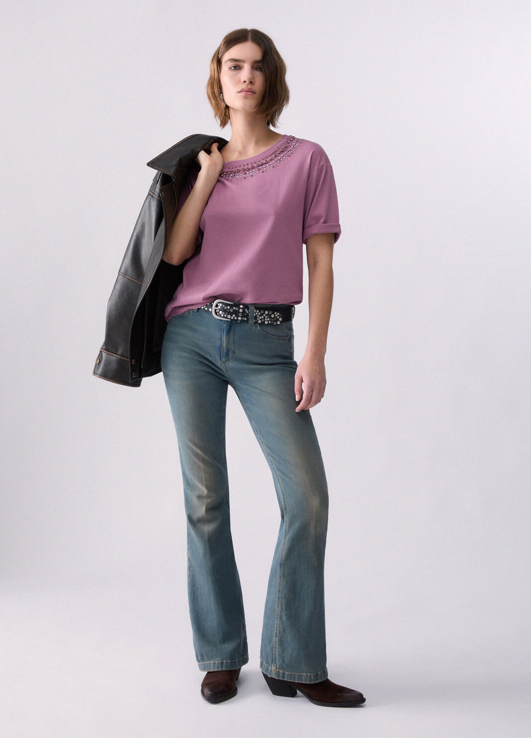 Jeans bootcut denim blu Liu Jo - large image number 5