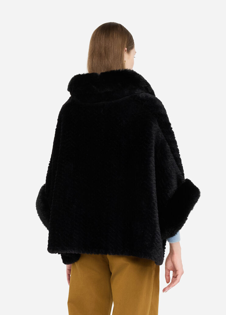 Gilet en imitation fourrure noir Liu Jo - large image number 1