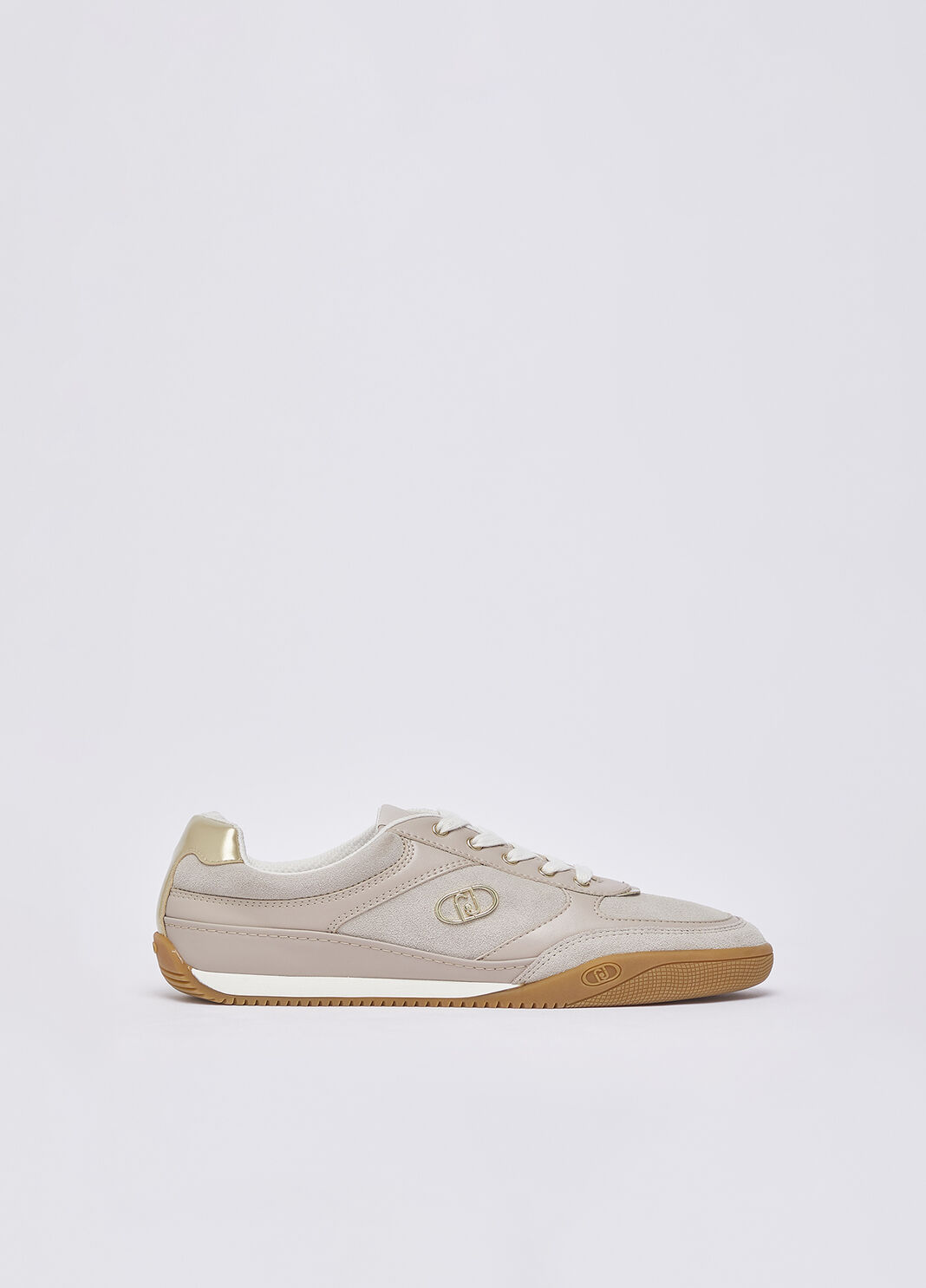 Sneakers en daim gris tourterelle Liu Jo - large image number 1