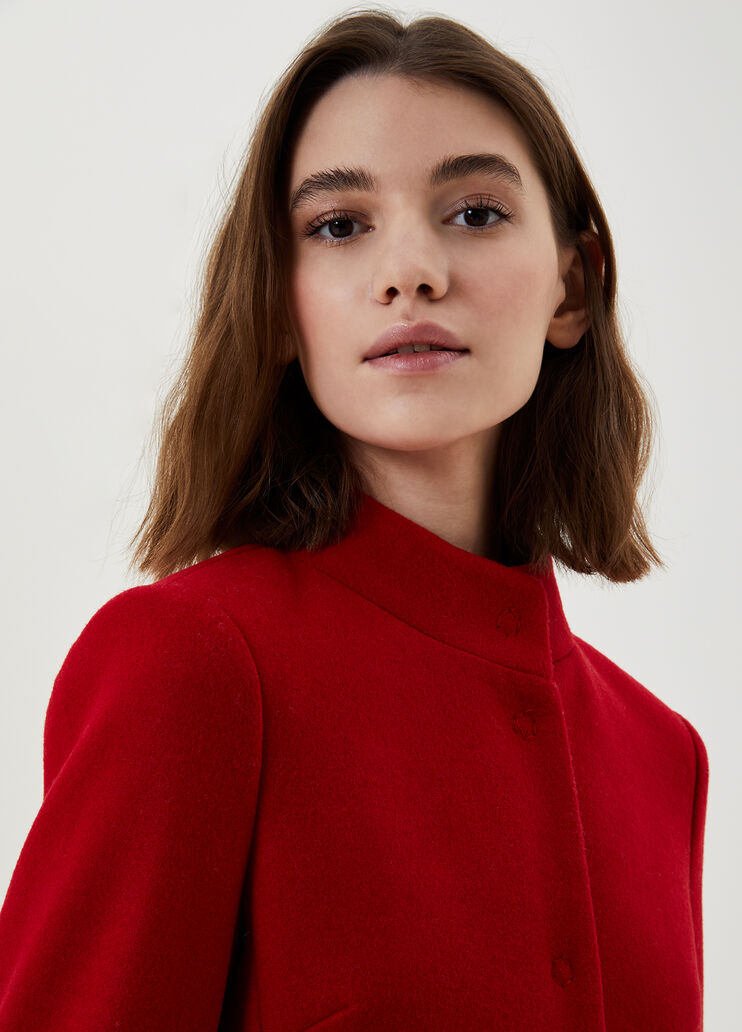 Short coat Cherry Red Liu Jo - large image number 2