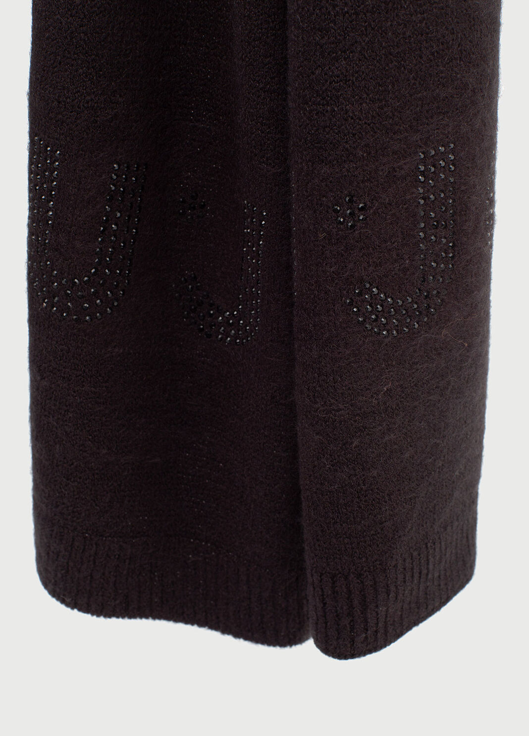 Scarf with logo Black Liu Jo - large image number 2
