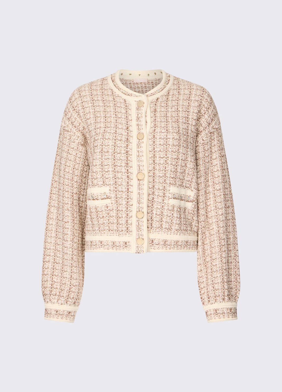 Strickjacke Beige Liu Jo - large image number 6