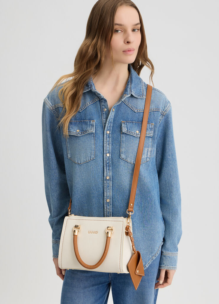 Small bag with clutch bag white Liu Jo - medium Small bag with clutch bag white Liu Jo - medium