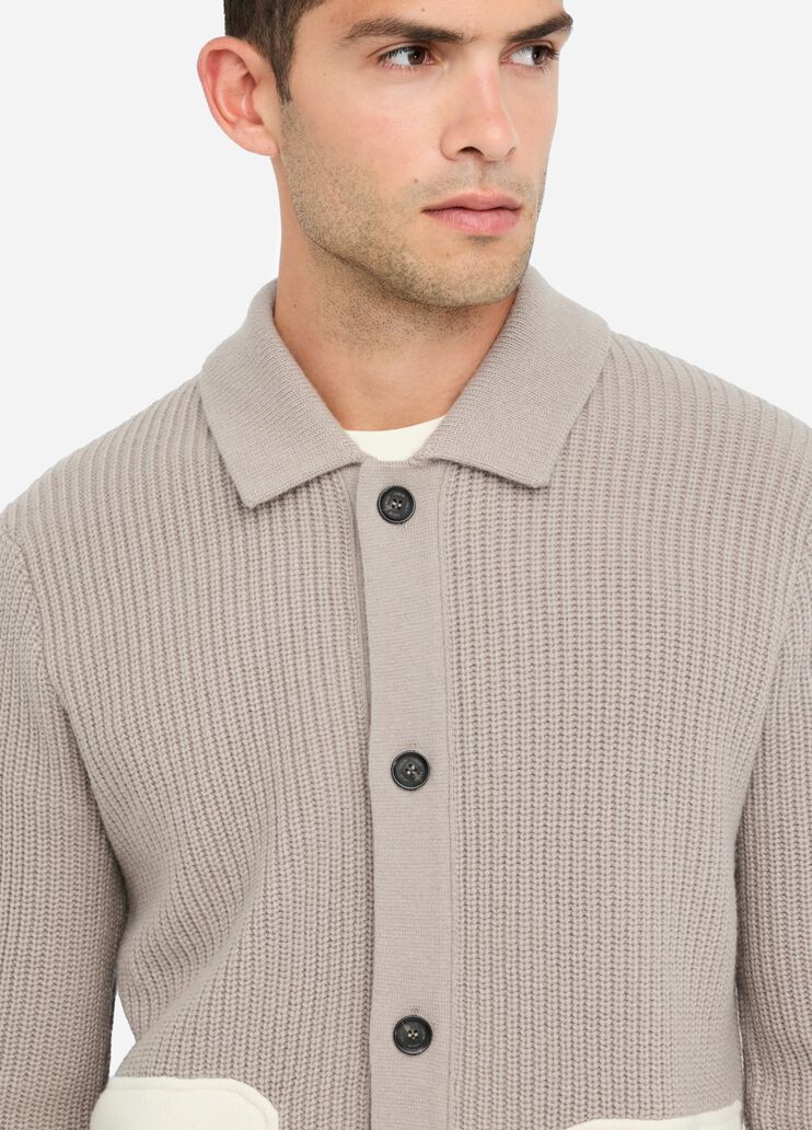 Wool cardigan grey Liu Jo - large image number 2 Wool cardigan grey Liu Jo - large image number 2