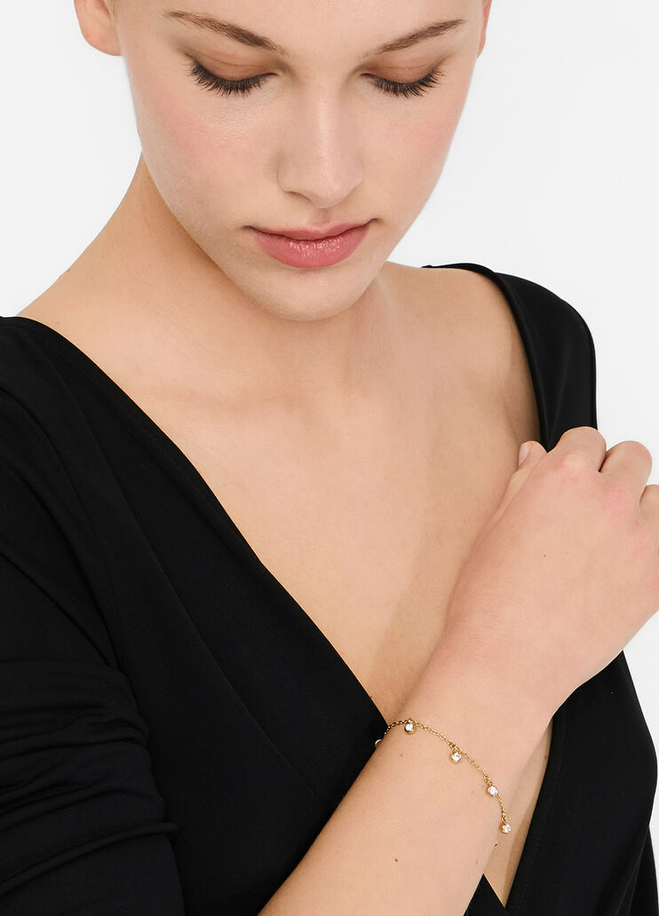 Bracelet with precious stones gold Liu Jo - medium Bracelet with precious stones gold Liu Jo - medium