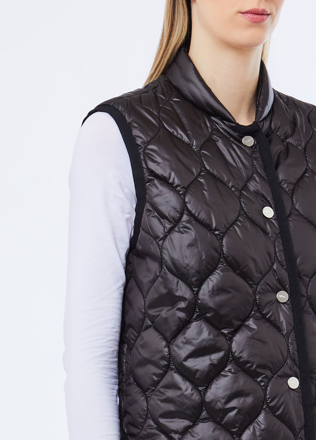 Padded Vest black Liu Jo - large image number 2