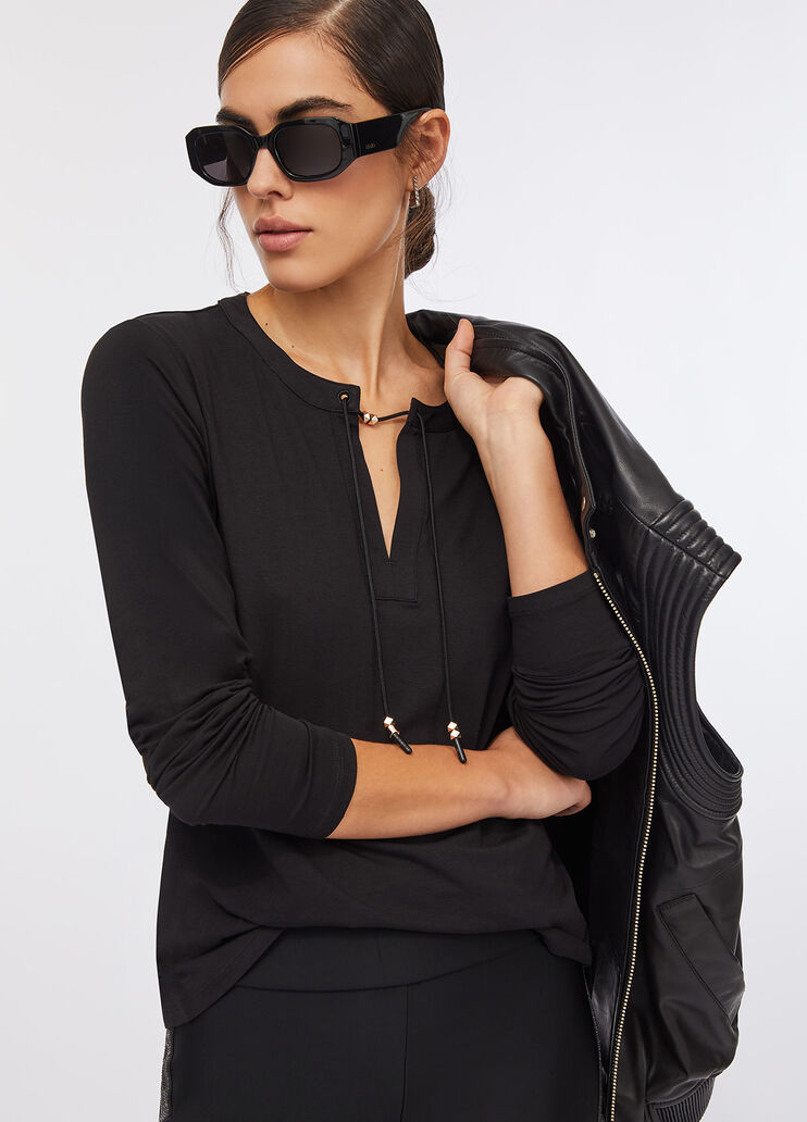 T-Shirt Liu Jo Better Schwarz Liu Jo - medium