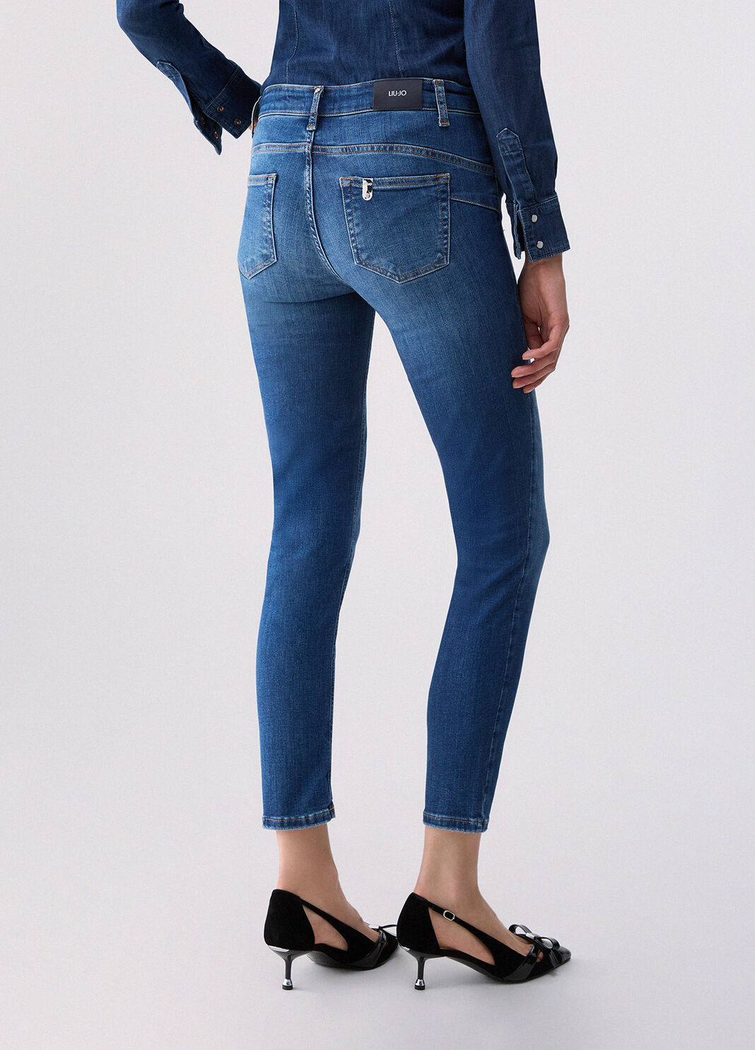Skinny jeans dark blue denim Liu Jo - large image number 1