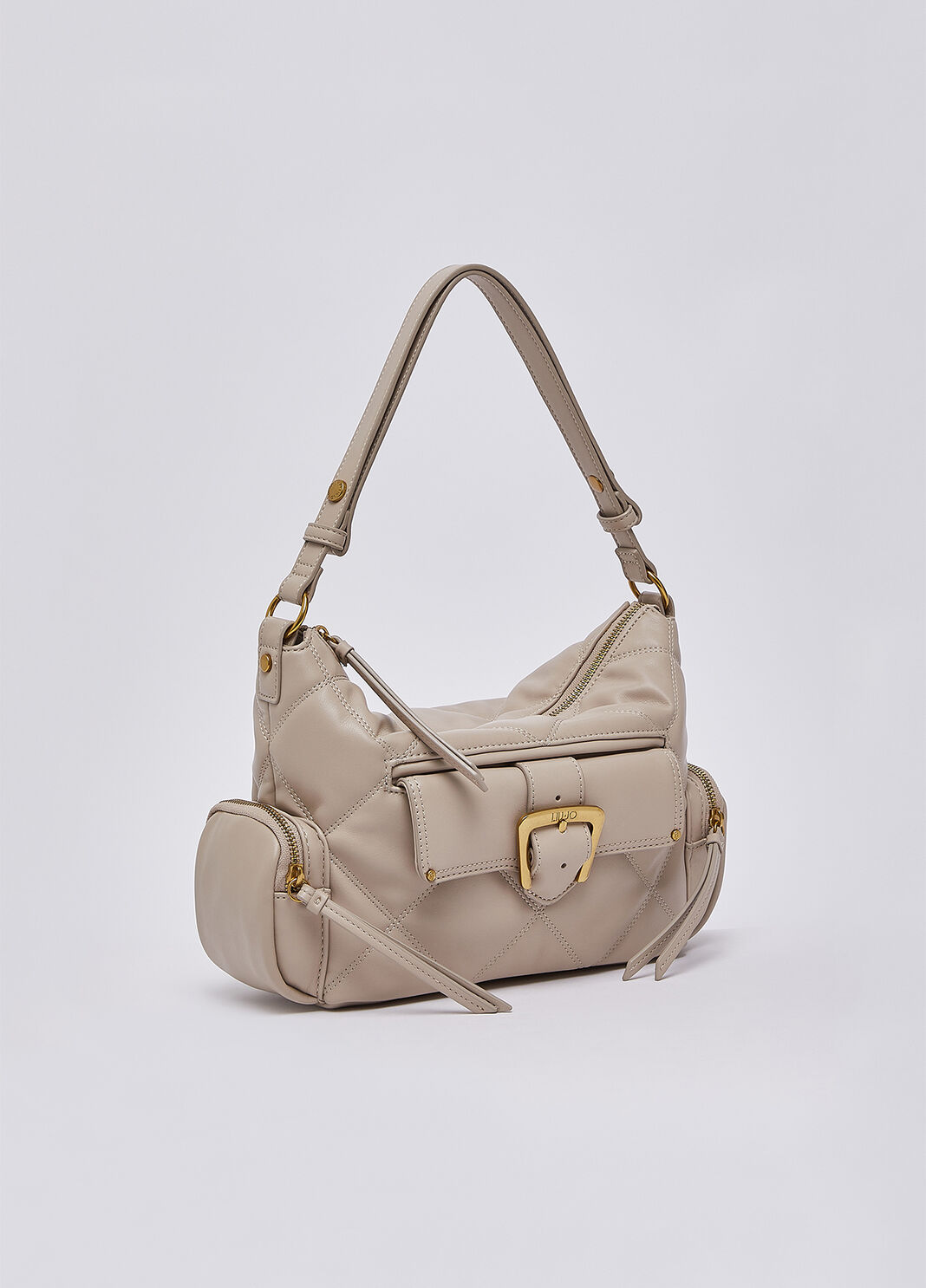 Small hobo bag quilted white Liu Jo - large image number 2