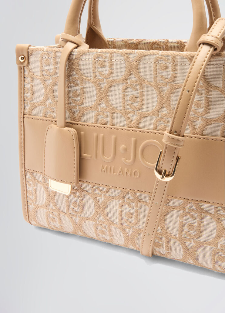 Small jacquard bag beige Liu Jo - large image number 5 Small jacquard bag beige Liu Jo - large image number 5