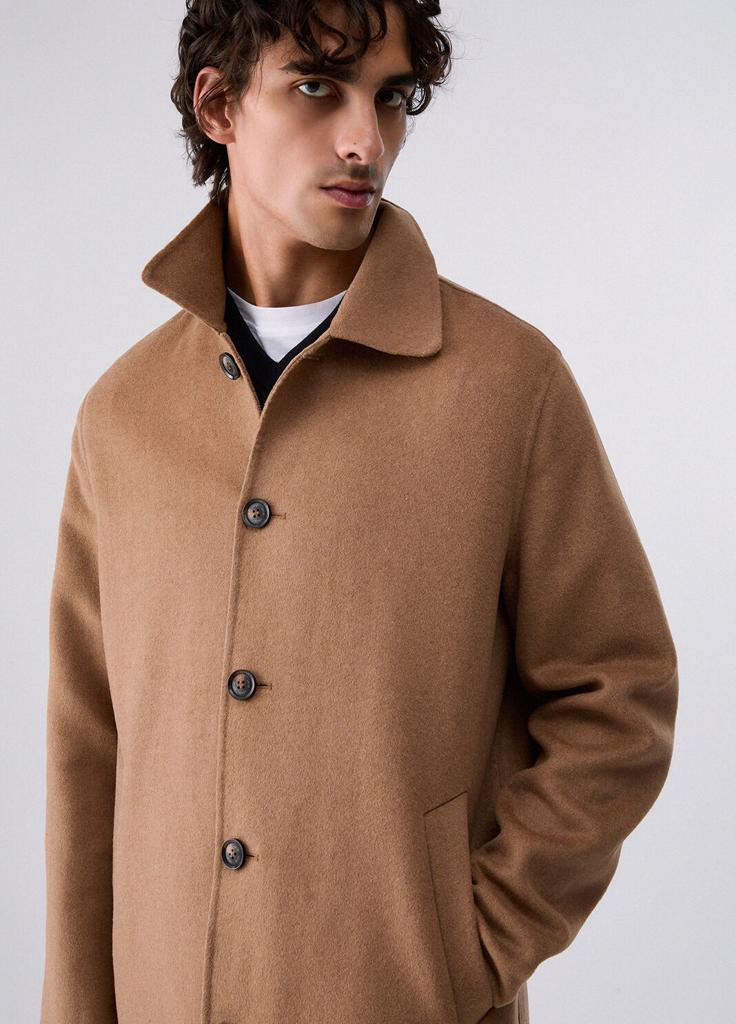 Wool Coat beige Liu Jo - large image number 4