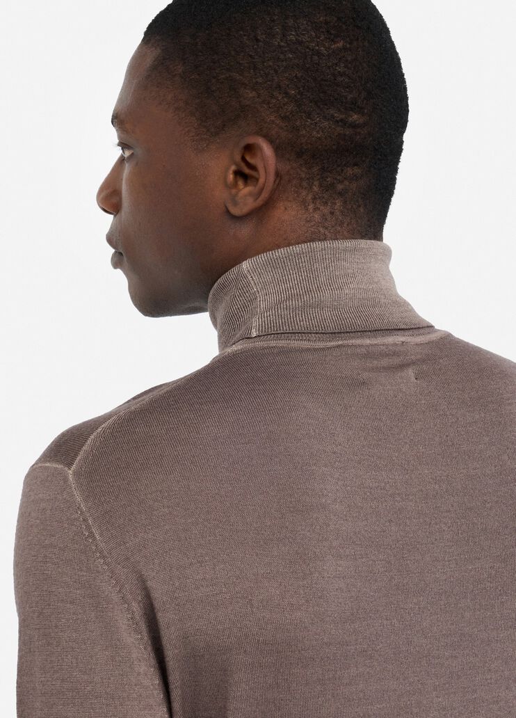 Wool polo-neck khaki Liu Jo - large image number 3