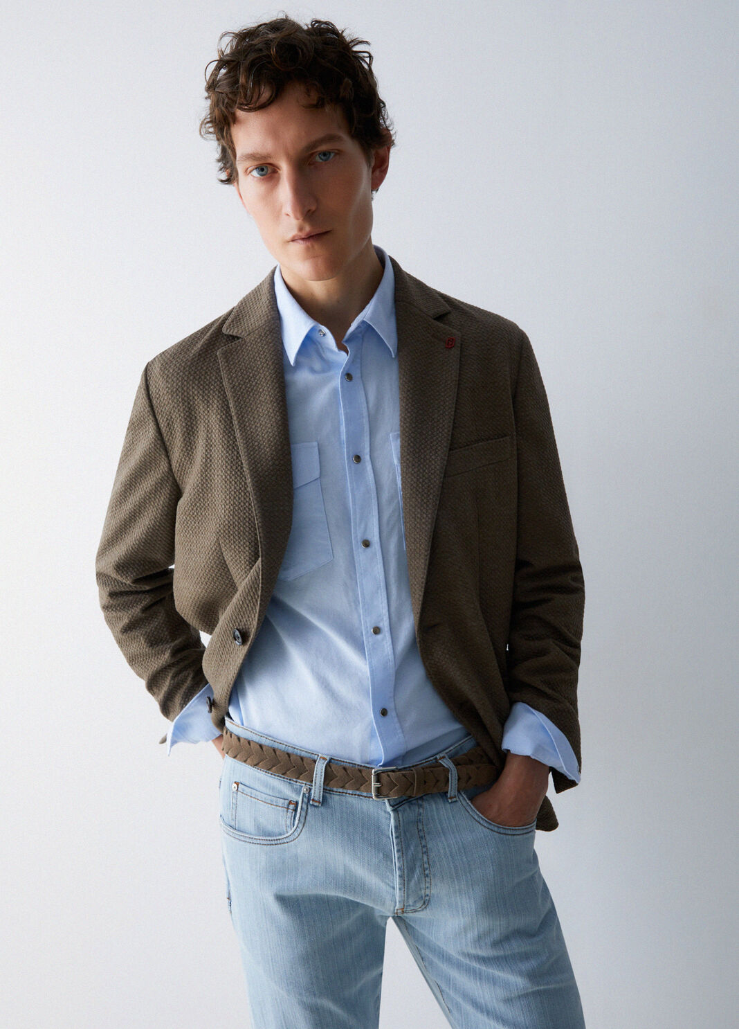 Giacca in jersey strutturato zenzero Liu Jo - large image number 3