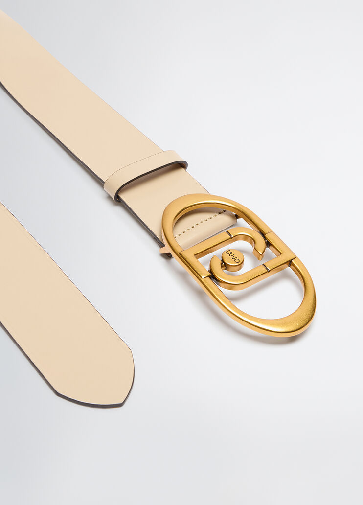 Leather bustier belt cream Liu Jo - large image number 4 Leather bustier belt cream Liu Jo - large image number 4