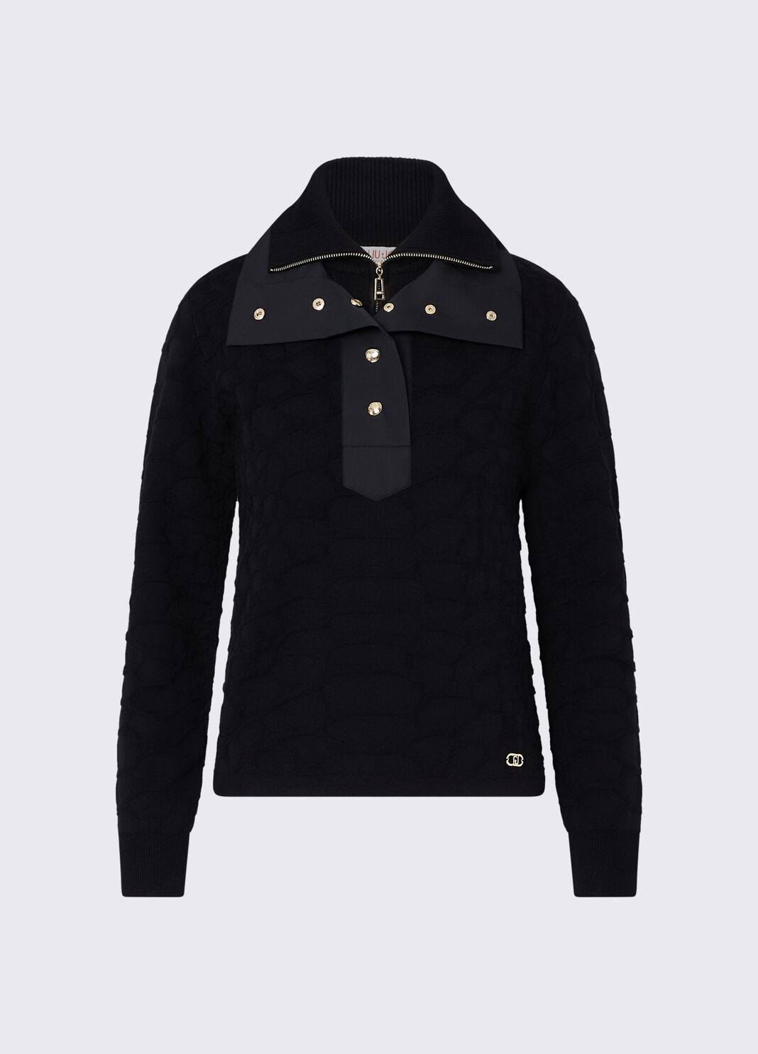 Pull Jacquard Crocodile noir Liu Jo - large image number 6