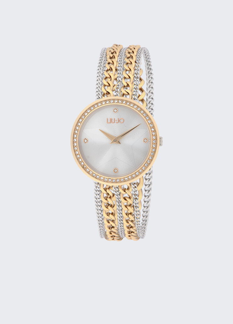 Steel multi-strand watch silver tone Liu Jo - medium Steel multi-strand watch silver tone Liu Jo - medium