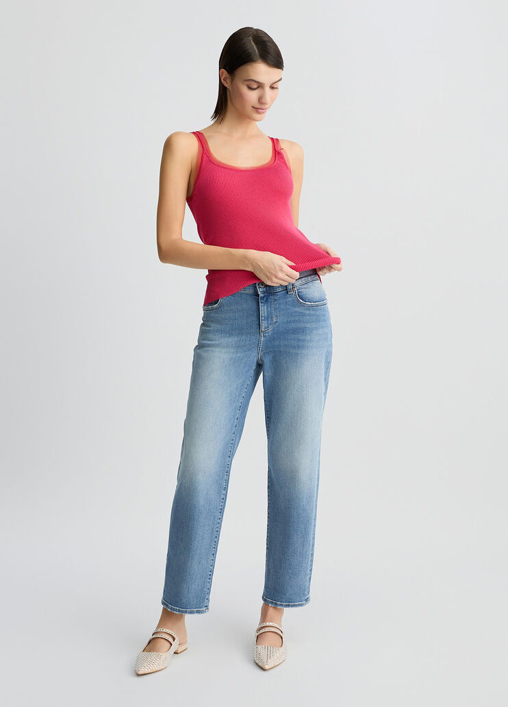 Knit top pink Liu Jo - large image number 5 Knit top pink Liu Jo - large image number 5