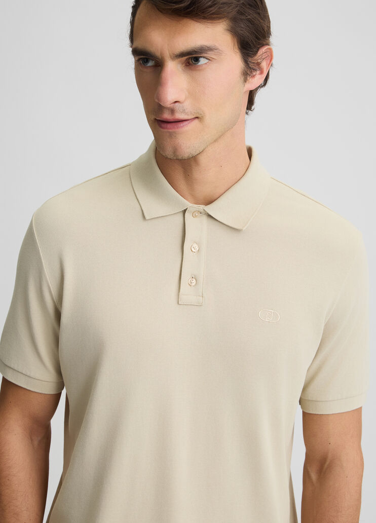 Piquet polo shirt khaki Liu Jo - large image number 2 Piquet polo shirt khaki Liu Jo - large image number 2