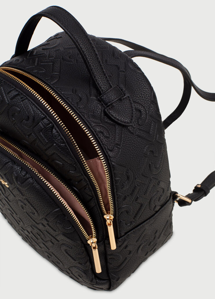 Backpack with monogram logo Black Liu Jo - large image number 4 Backpack with monogram logo Black Liu Jo - large image number 4