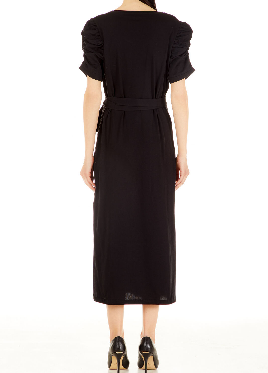 Длинное платье с поясом Чёрный Liu Jo - large image number 1