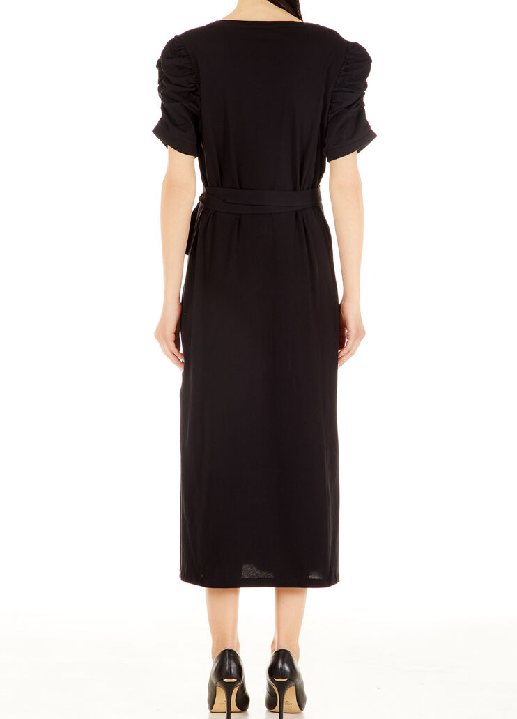 Long dress with belt Black Liu Jo - large image number 1 Long dress with belt Black Liu Jo - large image number 1