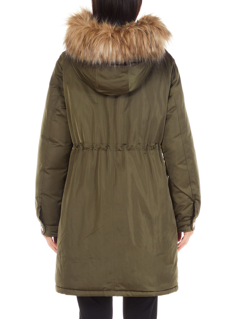 Parka mit Kapuze Militärgrün Liu Jo - large image number 1 Parka mit Kapuze Militärgrün Liu Jo - large image number 1